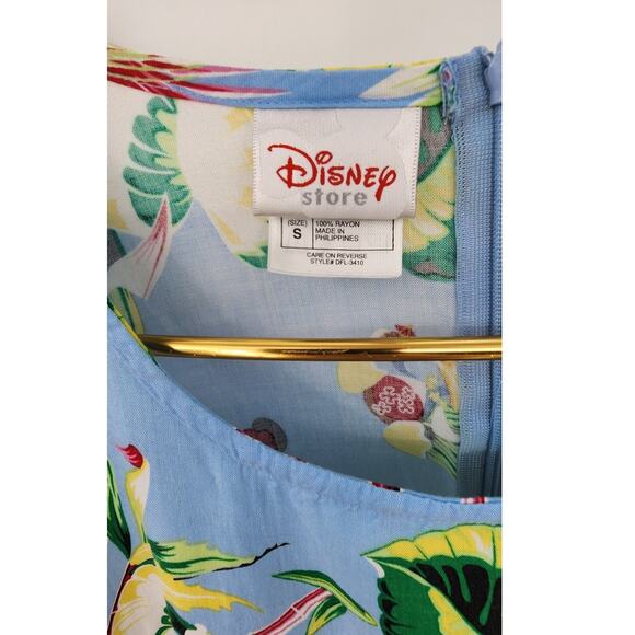 Vintage The Disney Store Minnie And Mickey Mouse Laua Dress Size Small Floral - Picture 7 of 8